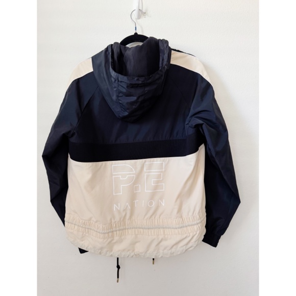 P.E Nation Man Down Hooded Jacket Cream Black XS - Picture 4 of 11